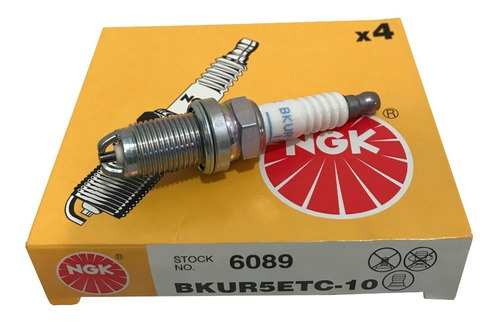 NGK  BKUR5ETC-10 -11007 - 6089 BUJIA 3 ELEC. EX CH FLR7HTCO